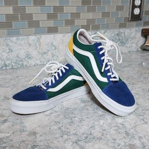 Vans Old Skool Colorful Suede Sneakers Size 3.5
